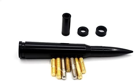 5.5 inch 50 Cal Bullet Car Truck Antenna Mast Vehicle Short Radio Antenna - Image 5