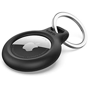 Belkin Apple AirTag Secure Holder with Key Ring - Durable Scratch Resistant Case