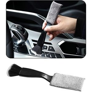 Smeyta Double Head Brush for Car Clean 1Pack,Car Brushes for Detailing