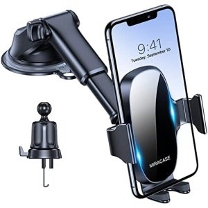 Miracase Car Phone Mount, [Thick Case & Big Phones Friendly] Long Arm Universal
