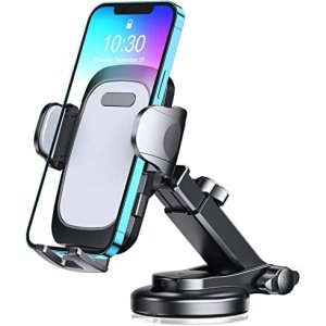 Car Phone Holder, [Strong Suction] WOCBUY Phone Holder Car for Dashboard
