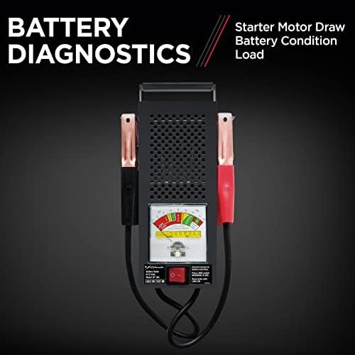 Schumacher BT-100 Battery Load Tester and Voltmeter - 100 Amp, Black - Image 2