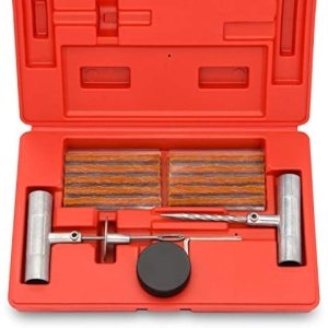 Tooluxe 50002L -35 Piece Tire Repair Universal Heavy Duty Tire Repair Kit