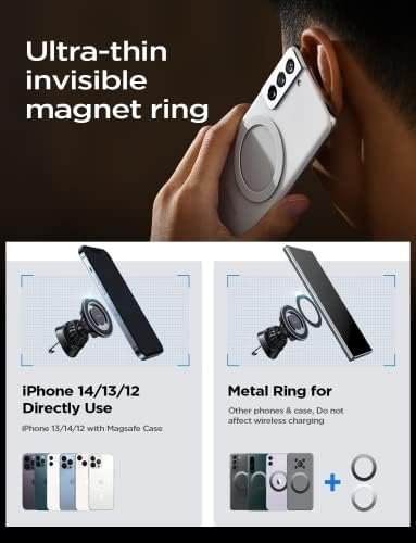 LISEN Fits for MagSafe Car Mount iPhone Holder 12X Strong Magnetic Phone Holder - Image 6