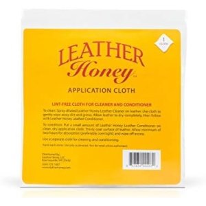 Leather Honey Leather Conditioner Lint-Free Application Cloth: Microfiber Cloth