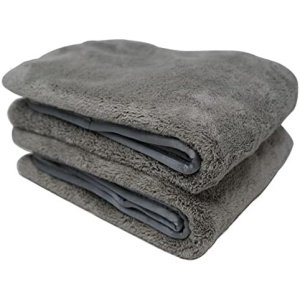 Platinum Quick Dry Microfiber Towels for Cars - Set of 2 Car Drying Towels