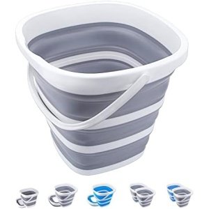 Craftend Collapsible Bucket 10L 2.6 Gallon Cleaning Bucket Mop Bucket Folding