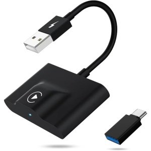 Teeran CarPlay Wireless Adapter for Factory Wired CarPlay 2023 Upgrade Plug