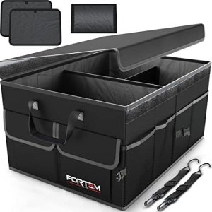 FORTEM Car Trunk Organizer, Car Storage Organizer, Collapsible Multi Compartment