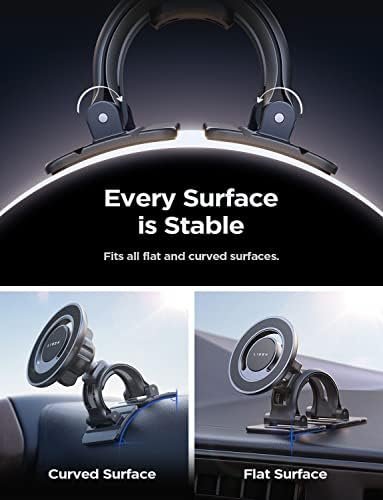 LISEN Fits for MagSafe Car Mount iPhone Holder 12X Strong Magnetic Phone Holder - Image 3