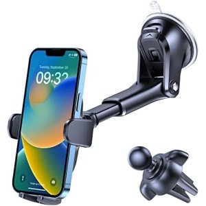 OQTIQ 3-in-1 Suction Cup Phone Holder Windshield/Dashboard/Air Vent