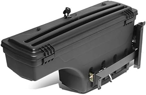 DNA Motoring ZTL-Y-0123 Left Side Truck Bed Wheel Well Tool Box Storage Case