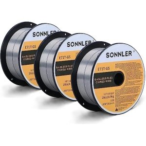 .030 Flux Core Welding Wire, SONNLER Mig Welding Wire, 2Lbs Low Splatter Mild