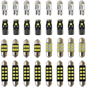 Yoper LED Bulbs Light Car Kit Set T10 28mm 31mm 42mm Festoon Replacement