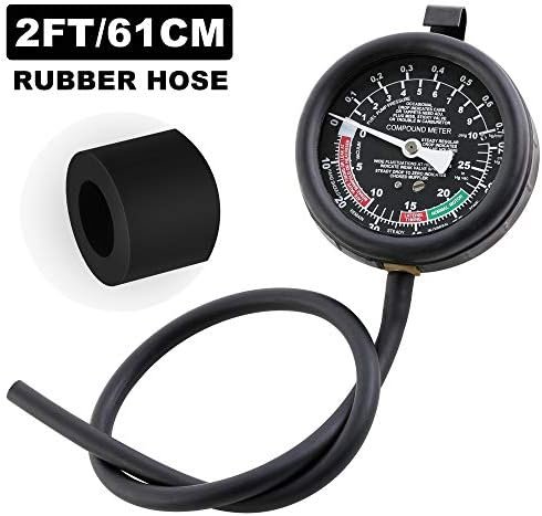Hromee Fuel Pump and Vacuum Tester Gauge, Carburetor Pressure Diagnostics - Image 4