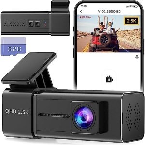 Dash Cam WiFi 2.5K Car Camera, E-YEEGER Front Dash Camera for Cars