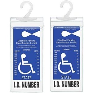 Handicap Parking Placard Holder, Ultra Transparent Disabled Permit Protective