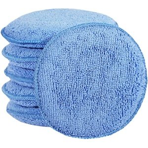 FONAROLL Microfiber Wax Applicator Pads, Car Wax Applicator, Buffing & Detail